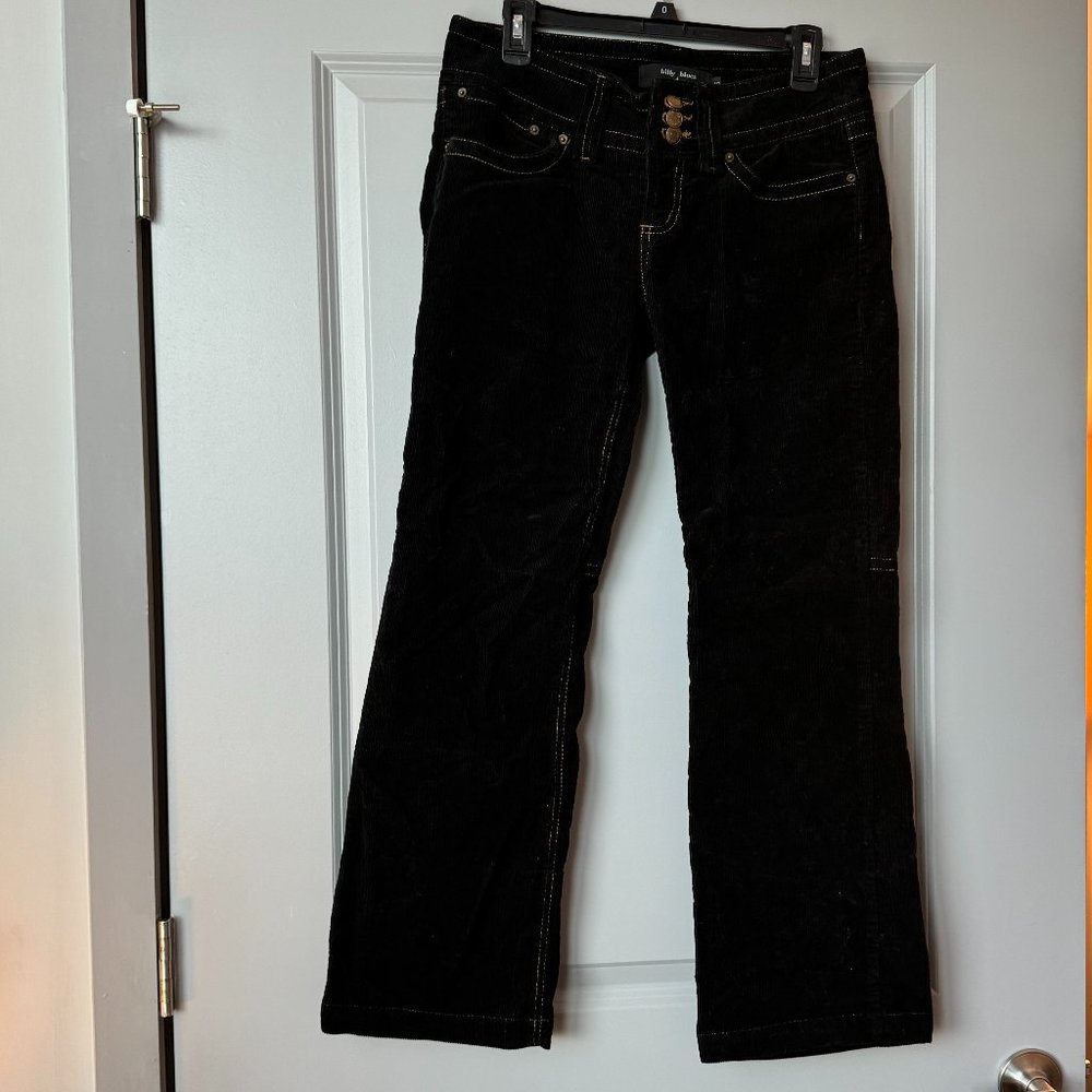 Black Billy Blues Corduroy Pants Size 6